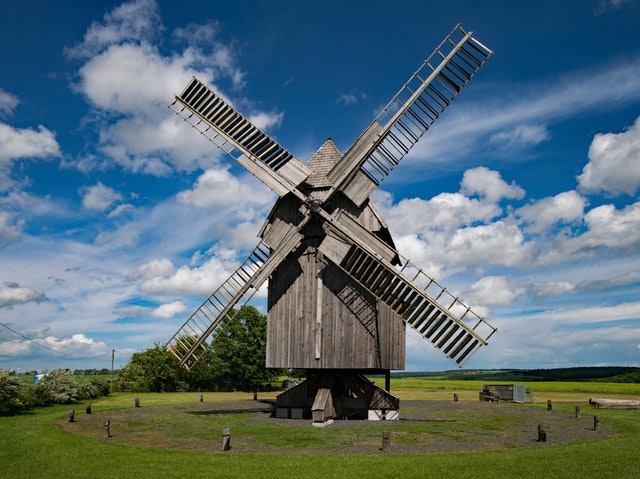 what were old windmills used for