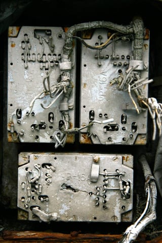 pcb contamination testing corroded board